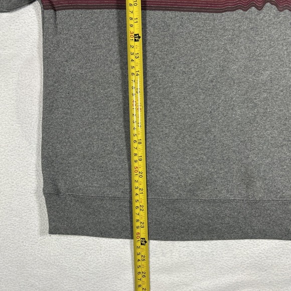 Patagonia Line Logo Ridge Striped UpRisal Mens Gray Pullover Sweatshirt Medium - Picture 7 of 7